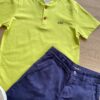 fernandaramoskids com br Conjunto Infantil Masculino Camiseta Verde e Bermuda Jeans 2