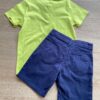 fernandaramoskids com br Conjunto Infantil Masculino Camiseta Verde e Bermuda Jeans 3