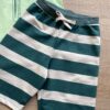 fernandaramoskids com br Conjunto Infantil Masculino Camiseta Verde e Bermuda Listrada 2