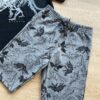 fernandaramoskids com br Conjunto Infantil Masculino Dinossauros Camiseta Preta e Bermuda Cinza 2