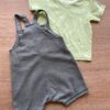fernandaramoskids com br Conjunto Infantil Masculino Jardineira Camiseta Verde 4