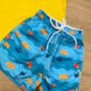 fernandaramoskids com br Conjunto Infantil Masculino Regata Amarela e Bermuda Tactel Estampada 2