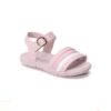 Sandália Infantil Feminina Tic Tac Casual Rosa e Off White Fernanda Ramos Kids