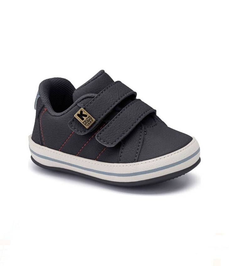 Sapato Infantil Masculino Flyer Baby Preto Fernanda Ramos Kids
