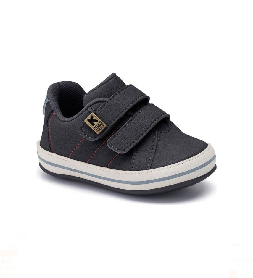 Sapato Infantil Masculino Flyer Baby Preto Fernanda Ramos Kids