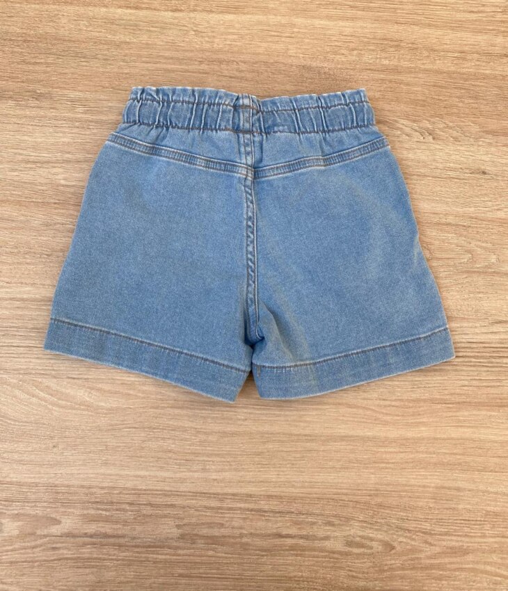 fernandaramoskids com br Short Jeans Infantil Feminino Comfort com Cordão 2