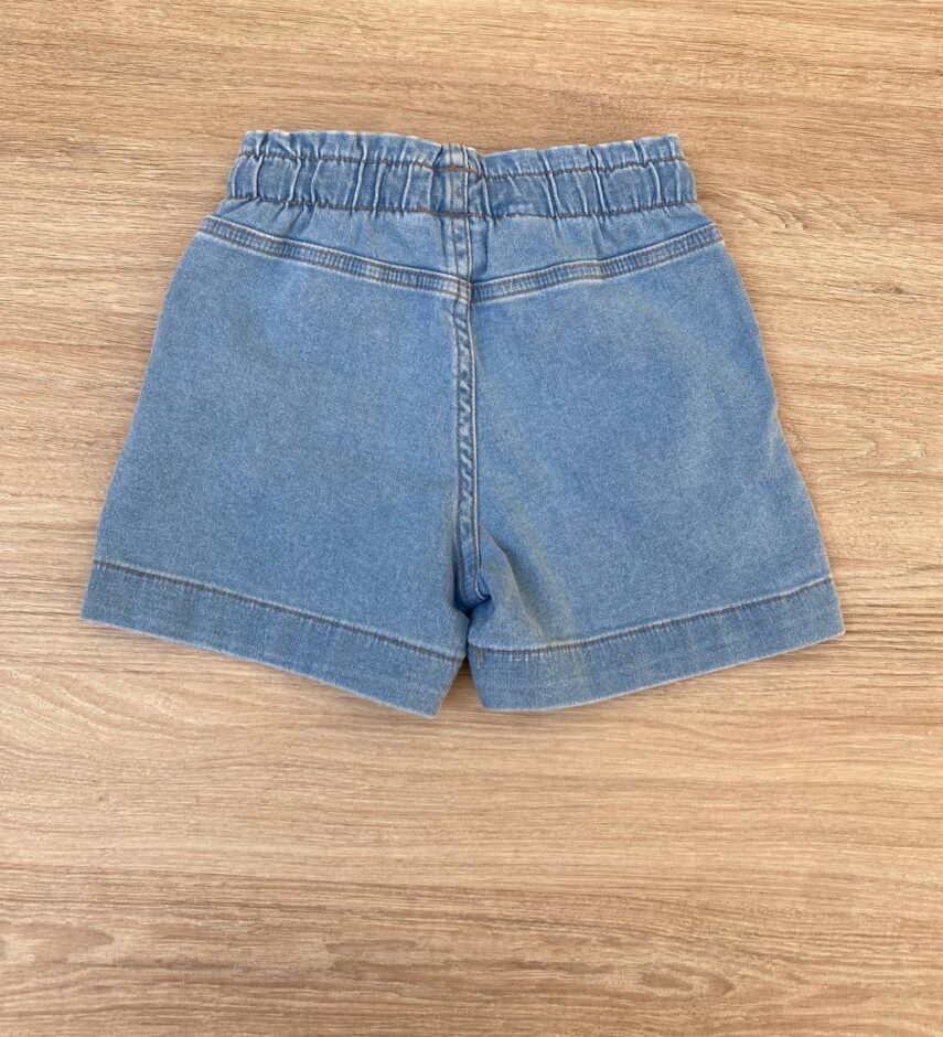 fernandaramoskids com br Short Jeans Infantil Feminino Comfort com Cordão 2