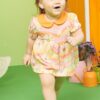 VestBody Infantil Feminino Estampado Laranja Fernanda Ramos Kids