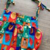 fernandaramoskids com br Vestido Infantil Feminino Alças com Amarração Estampa Bichinhos 1