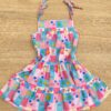 fernandaramoskids com br Vestido Infantil Feminino Alças com Amarração Estampado 2