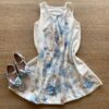 fernandaramoskids com br Vestido Infantil Feminino Curto com Aplicação Branco 1