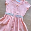 fernandaramoskids com br Vestido Infantil Feminino Curto com Blusa Sobreposição Rosa 2