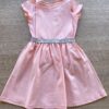 fernandaramoskids com br Vestido Infantil Feminino Curto com Blusa Sobreposição Rosa 3