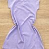 fernandaramoskids com br Vestido Infantil Feminino Curto com Detalhe em Estampa Lilás 2