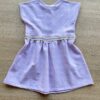 fernandaramoskids com br Vestido Infantil Feminino Curto com Detalhe Lateral Lilás 2