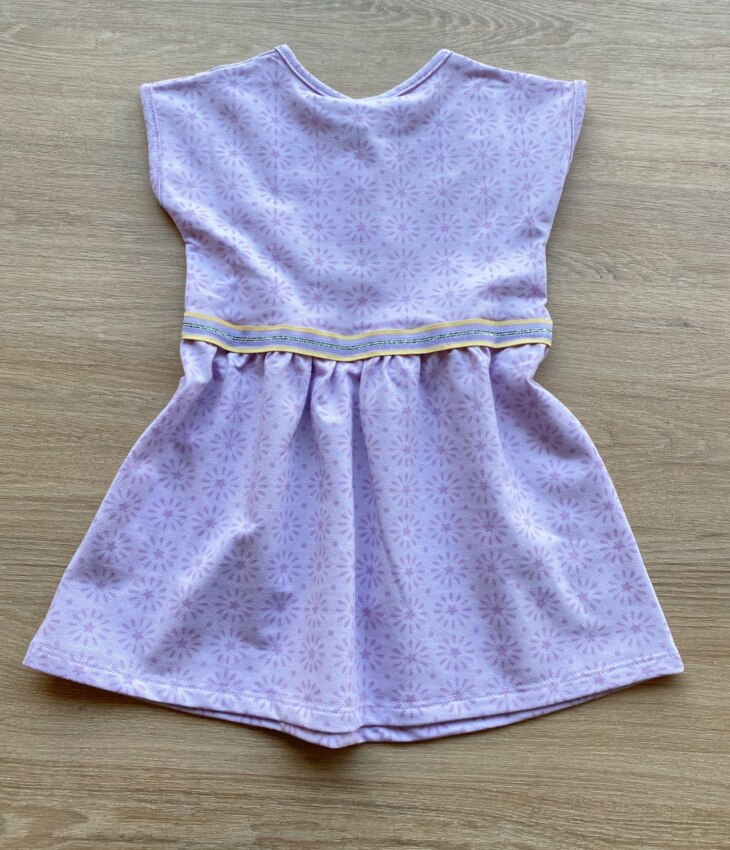 fernandaramoskids com br Vestido Infantil Feminino Curto com Detalhe Lateral Lilás 2