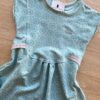 fernandaramoskids com br Vestido Infantil Feminino Curto com Detalhe Lateral Verde 1