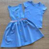 fernandaramoskids com br Vestido Infantil Feminino Curto com Sobreposição 2