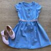 fernandaramoskids com br Vestido Infantil Feminino Curto com Sobreposição 3
