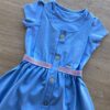 fernandaramoskids com br Vestido Infantil Feminino Curto com Sobreposição 4