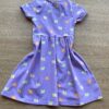 fernandaramoskids com br Vestido Infantil Feminino Curto Estampa Borboletas Lilás 2