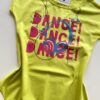 fernandaramoskids com br Vestido Infantil Feminino Curto Estampa Dance Verde Lima 1