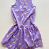 fernandaramoskids com br Vestido Infantil Feminino Curto Estampa de Borboletas Lilás 2