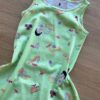 fernandaramoskids com br Vestido Infantil Feminino Curto Estampa de Brinquedos Verde 1