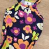fernandaramoskids com br Vestido Infantil Feminino Curto Estampa Floral Preto 2