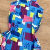 fernandaramoskids com br Vestido Infantil Feminino Curto Estampado Fundo Azul 1