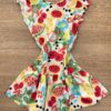 fernandaramoskids com br Vestido Infantil Feminino Curto Estampado Fundo Off White 3