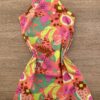 fernandaramoskids com br Vestido Infantil Feminino Curto Estampado Fundo Rosa 2