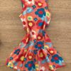 fernandaramoskids com br Vestido Infantil Feminino Curto Evase Estampa Floral Rosa 1
