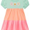 fernandaramoskids com br Vestido Infantil Feminino Curto Pretty 1