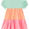fernandaramoskids com br Vestido Infantil Feminino Curto Pretty 2