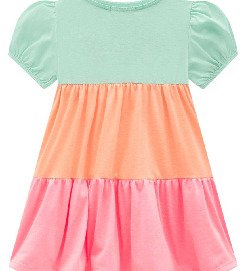 fernandaramoskids com br Vestido Infantil Feminino Curto Pretty 2