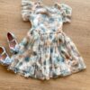 fernandaramoskids com br Vestido Infantil Feminino Curto Tule Detalhe em Bordado 2