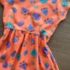 fernandaramoskids com br Vestido Infantil Feminino de Malha Estampa de Frutinhas Laranja 1