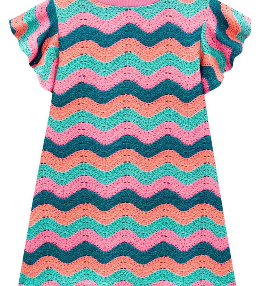 fernandaramoskids com br Vestido Infantil Feminino Estampa de Urso com Detalhe Rosa 3