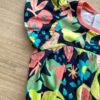 fernandaramoskids com br Vestido Infantil Feminino Linha A Estampado Fundo Azul Marinho 2