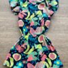 fernandaramoskids com br Vestido Infantil Feminino Linha A Estampado Fundo Azul Marinho 3