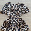 fernandaramoskids com br Vestido Infantil Feminino Soltinho Manga Curta Animal Print 2
