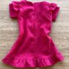 fernandaramoskids com br Vestido Infantil Feminino Zíper Atrás Pink com Detalhe 2