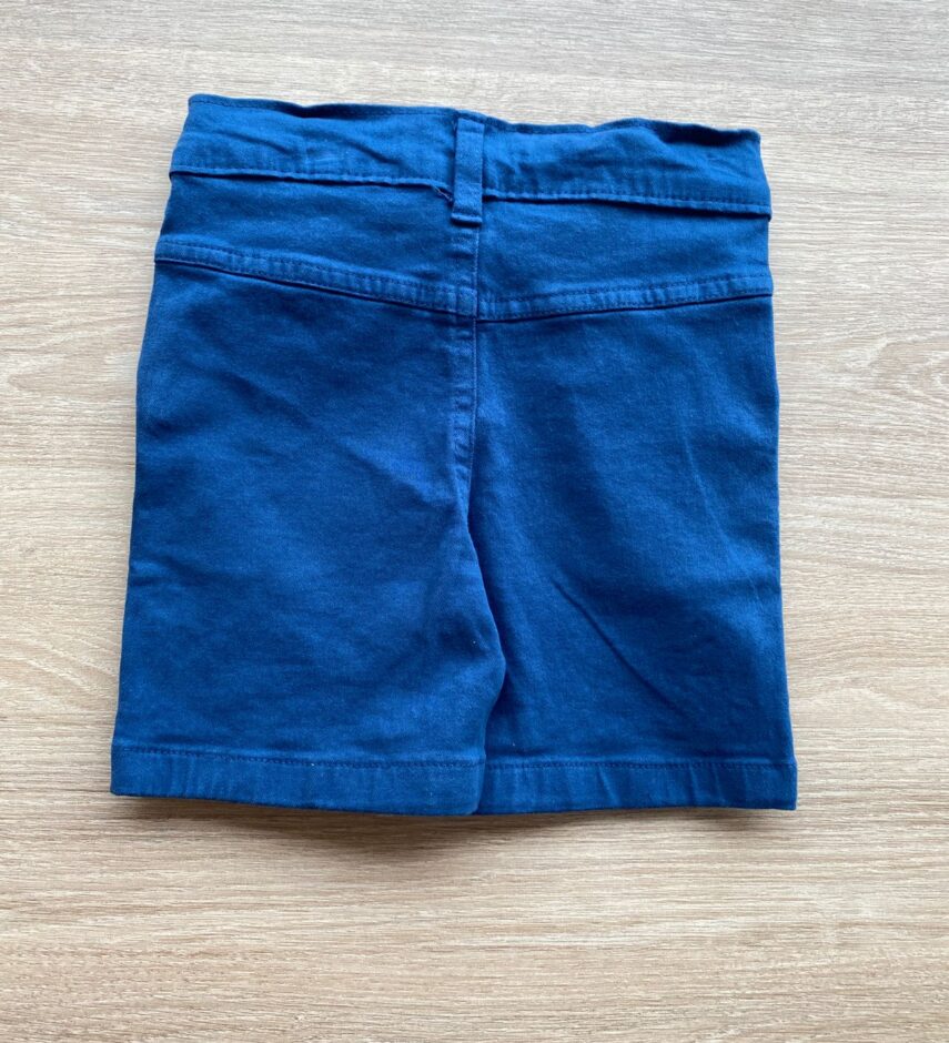 fernandaramoskids com br Bermuda Infantil Masculina Sarja Azul Marinho 3
