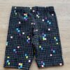 fernandaramoskids com br Bermuda Tradicional Infantil Feminino Estampa Xadrez Preto 2