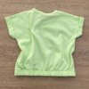 fernandaramoskids com br Blusa Cropped Infantil Feminino com Elástico Verde 2