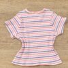 fernandaramoskids com br Blusa Cropped Infantil Feminino Manga Curta Listrada 2