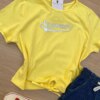 fernandaramoskids com br Blusa Cropped Infantil Feminino Summer com Amarração Amarelo 1