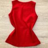 fernandaramoskids com br Blusa Regata Infantil Feminina Justa Vermelha 2