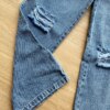 fernandaramoskids com br Calça Jeans Infantil Feminina com Destroyed Lavagem Clara 3